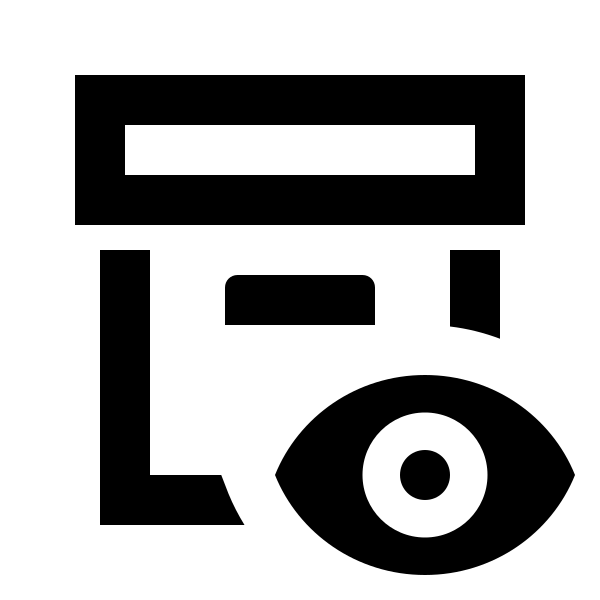 Archive Eye Outline
