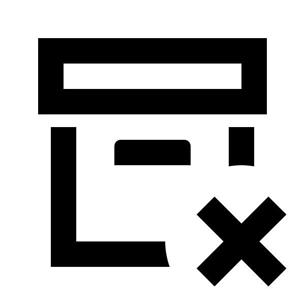 Archive Remove Outline