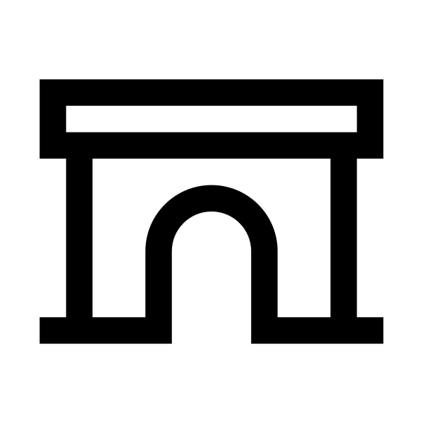 Archway Solid Vector