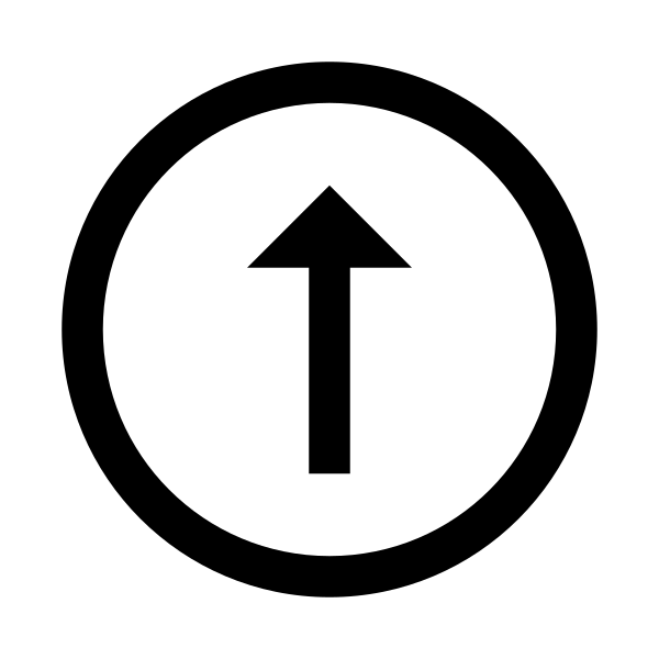 Arrow Alt Circle Up Vector