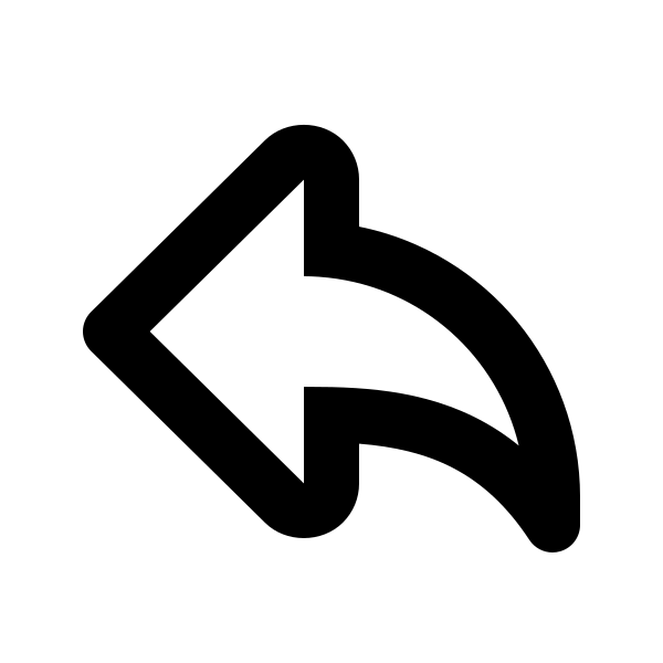 Arrow Back Outline Vector
