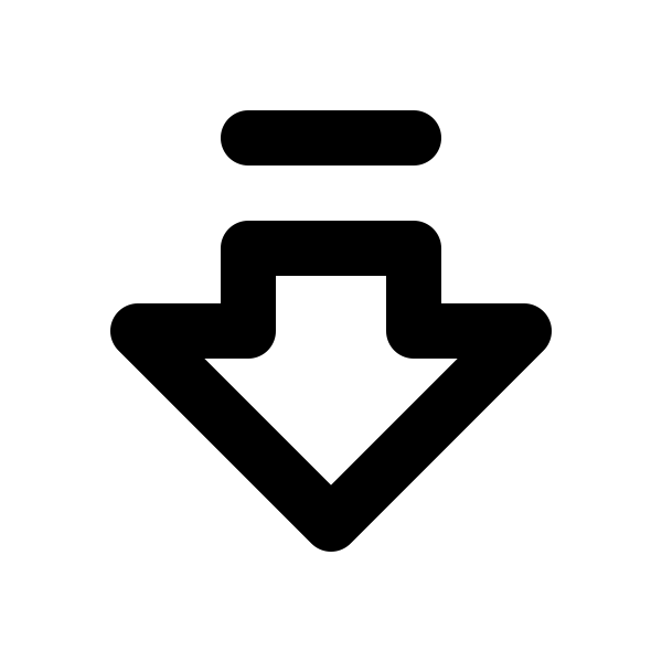 Arrow Big Down Dash