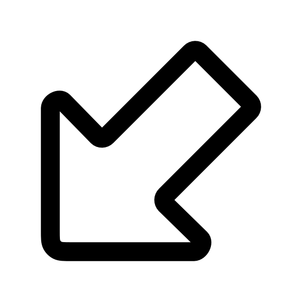 Arrow Big Down Left