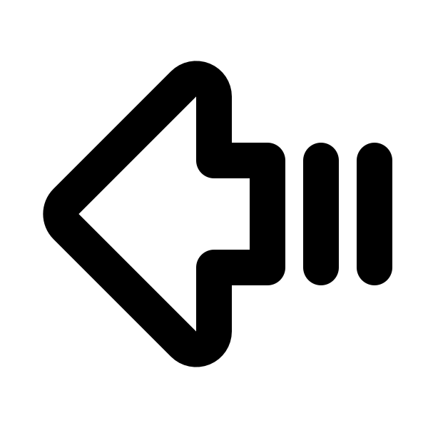 Arrow Big Left Lines