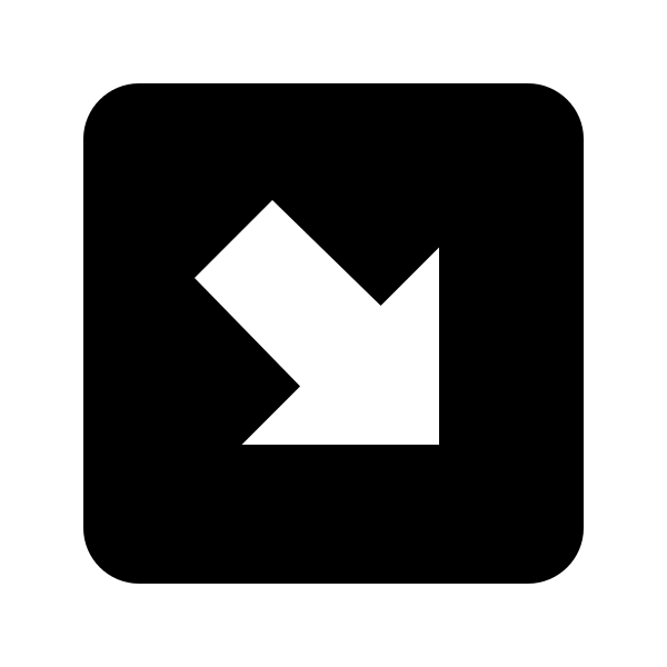 Arrow Bottom Right Bold Box