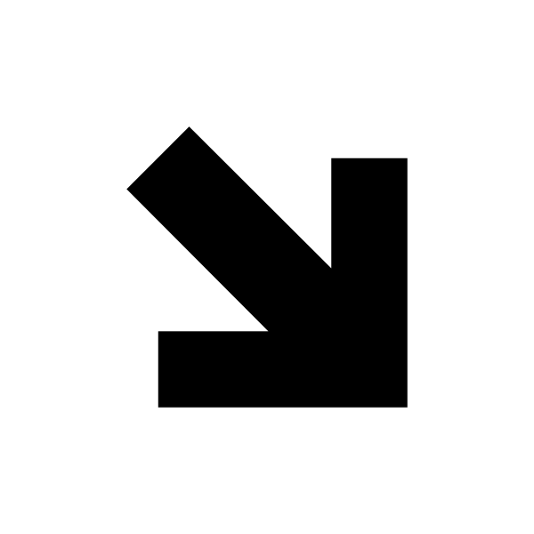 Arrow Bottom Right Thick