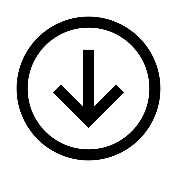 Arrow Circle Down Solid
