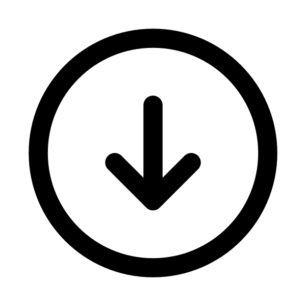 Arrow Down Circle Vector