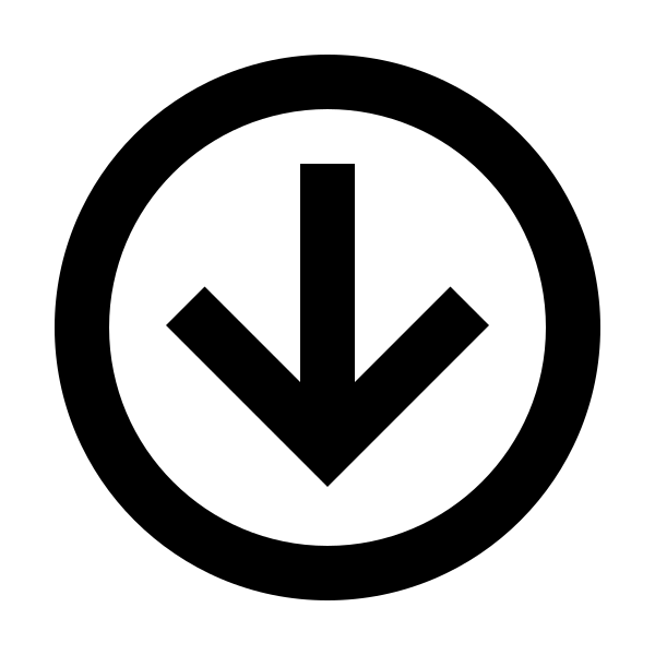 Arrow Down Circle Outline
