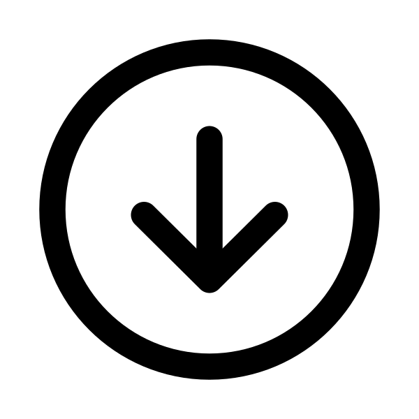 Arrow Down Circle Outline