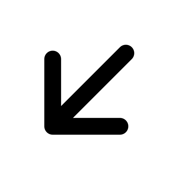 Arrow Down Left 16