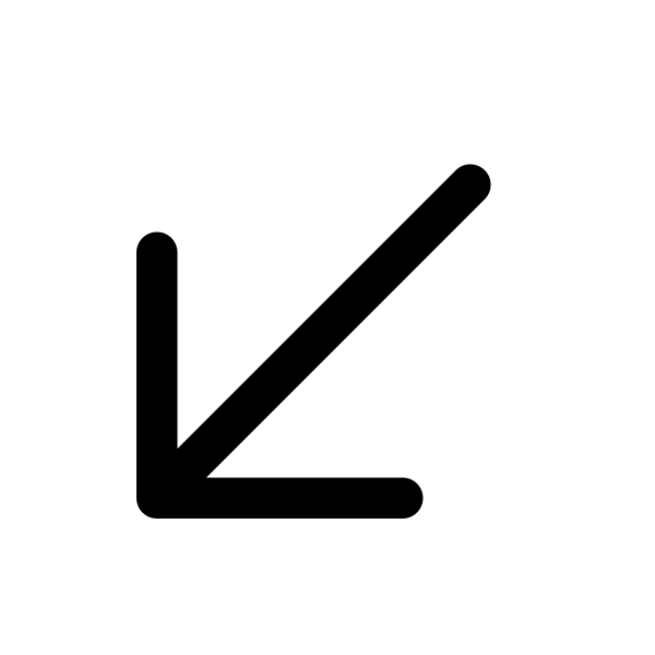 Arrow Down Left 24