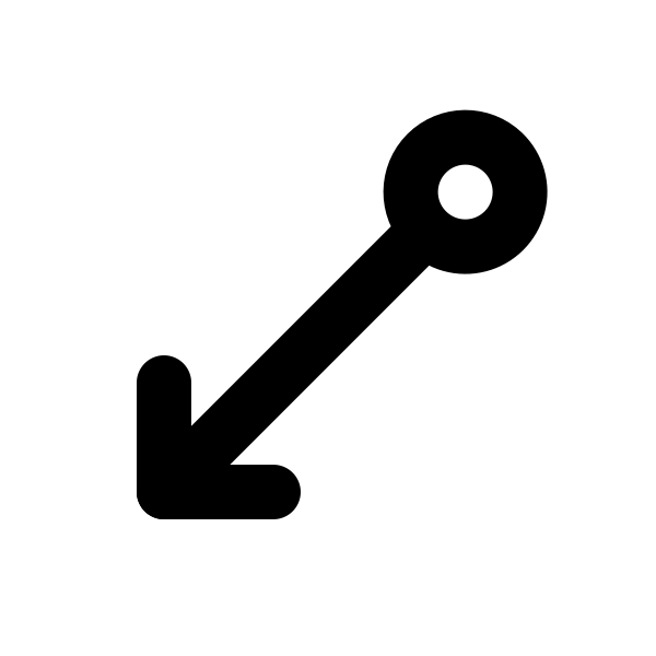Arrow Down Left Circle
