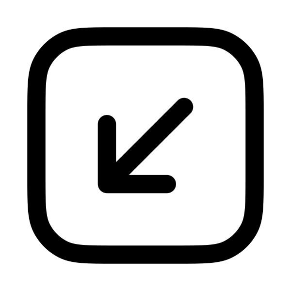 Arrow Down Left Square