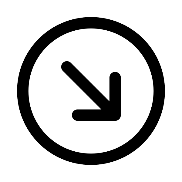 Arrow Down Right Circle