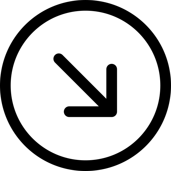 Arrow Down Right Circle