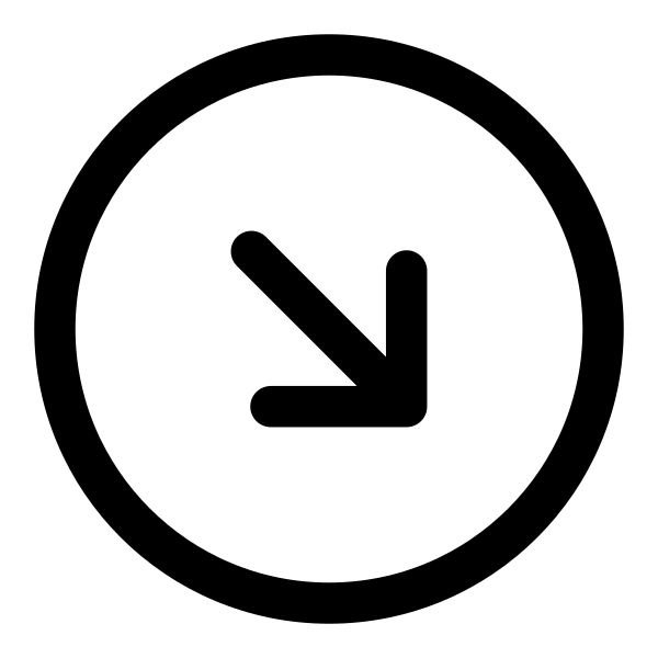 Arrow Down Right Circle