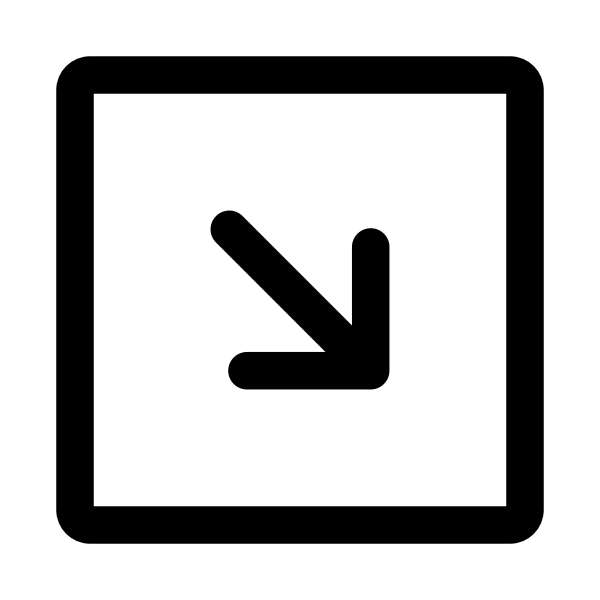 Arrow Down Right Square