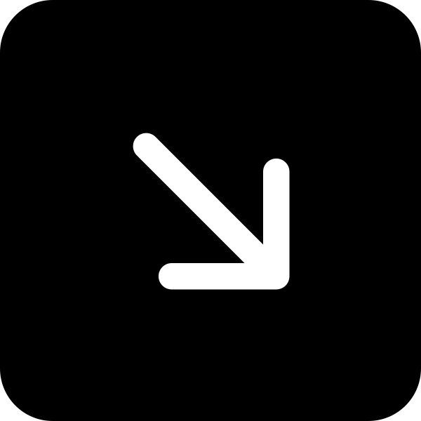 Arrow Down Right Square Fill