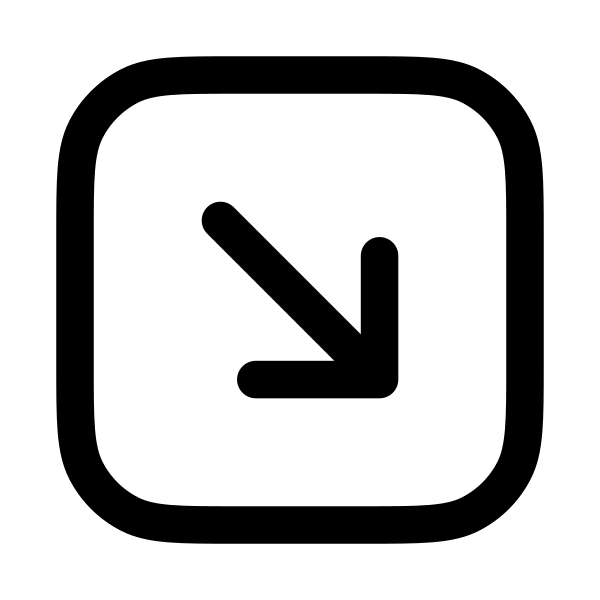 Arrow Down Right Square