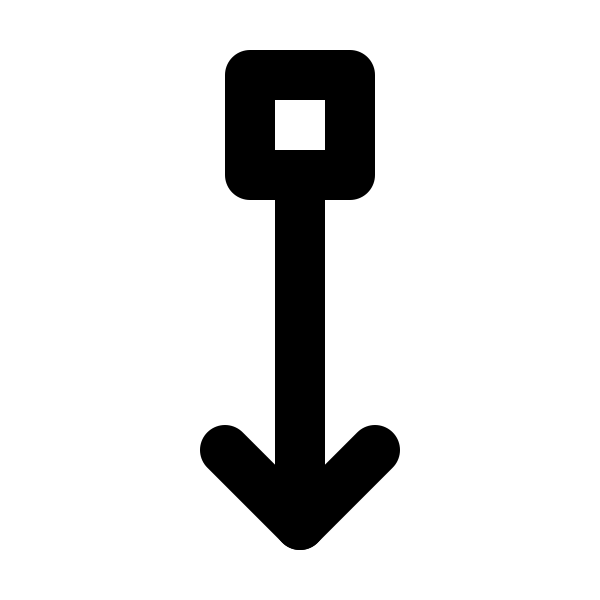 Arrow Down Square