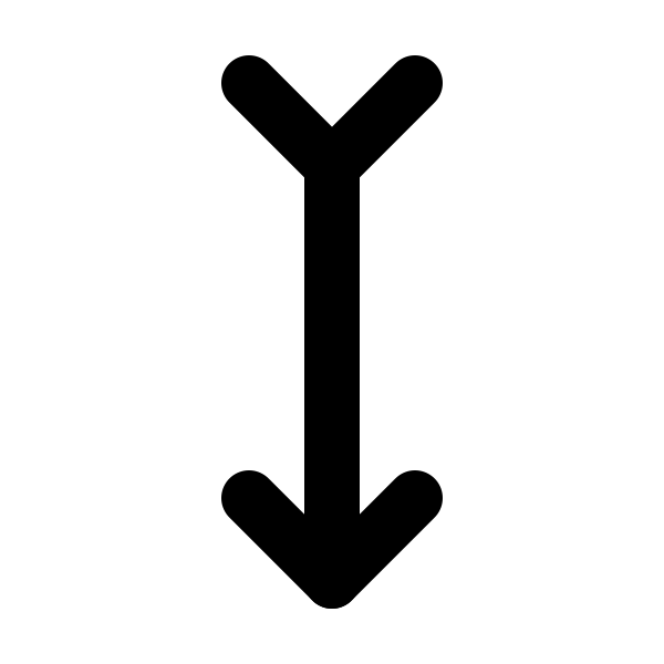 Arrow Down Tail