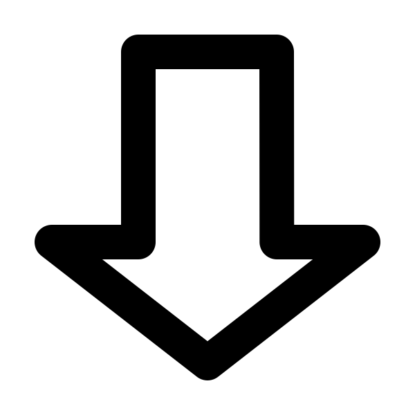 Arrow Down Thick