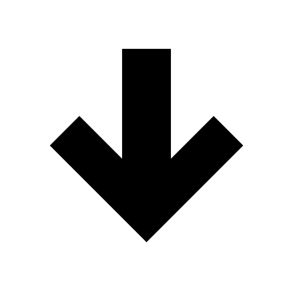 Arrow Down Thick