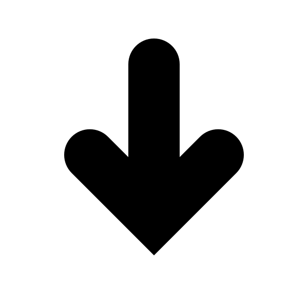 Arrow Down Thick