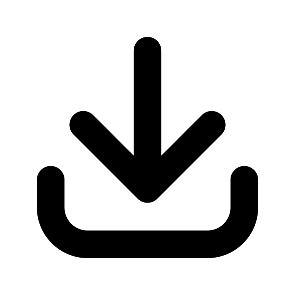 Arrow Down Tray Vector