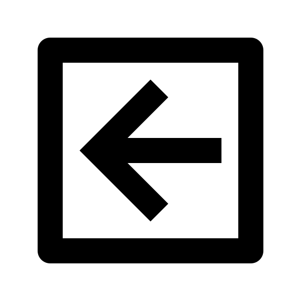 Arrow Left Box Line