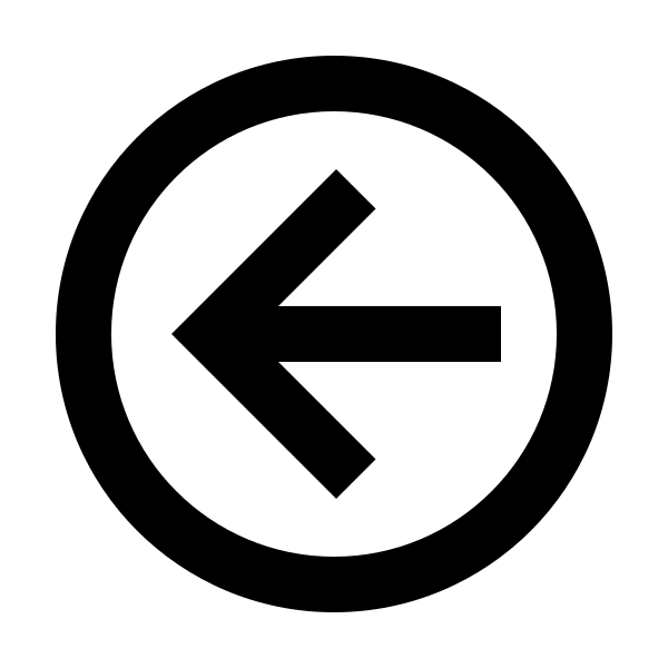 Arrow Left Circle Outline