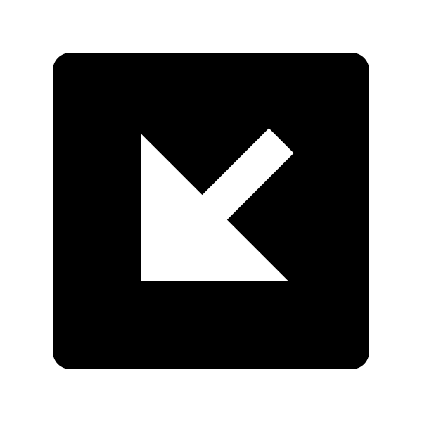 Arrow Left Down Box Fill