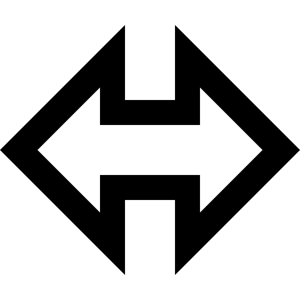 Arrow Left Right Bold Outline