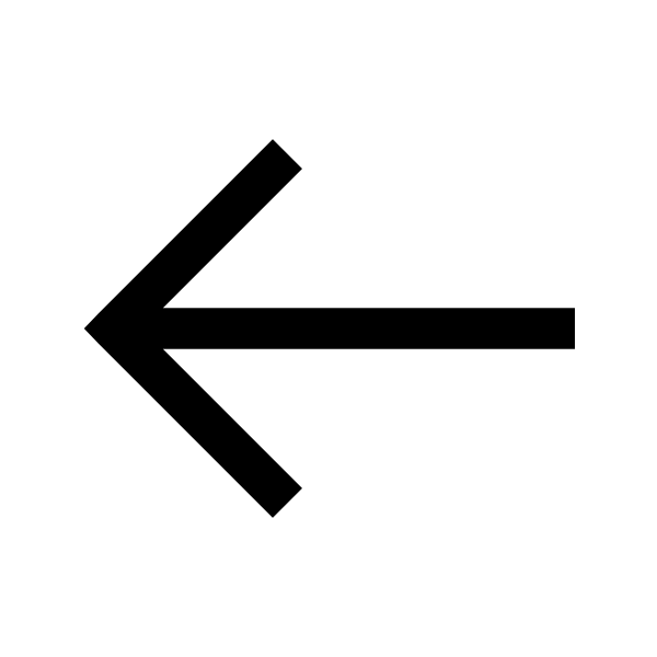 Arrow Left Solid Vector