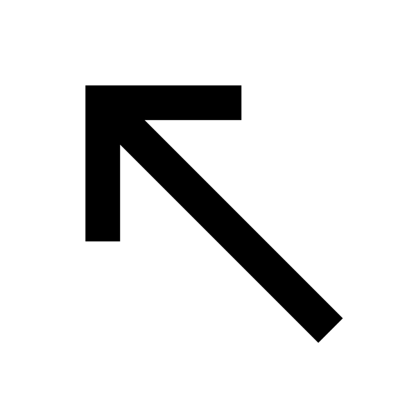 Arrow Left Up Long Line