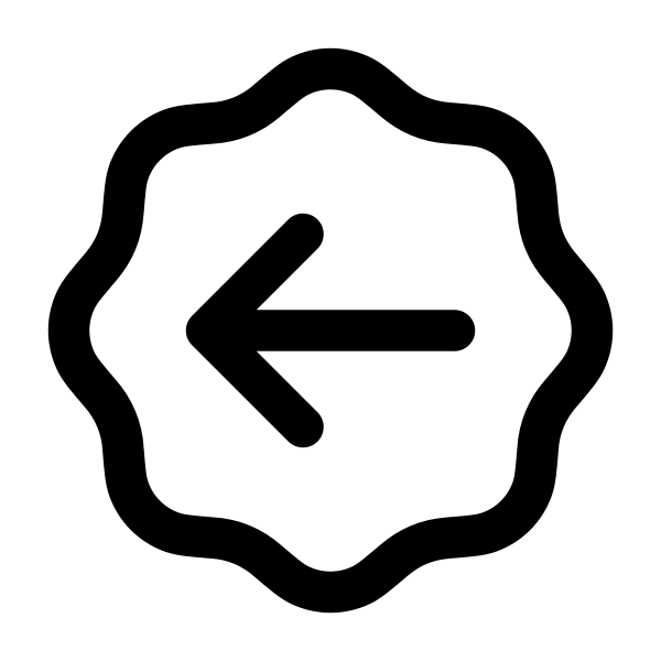 Arrow Left Waves
