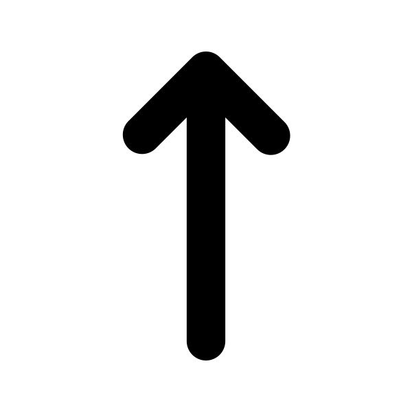 Arrow Long Up Vector