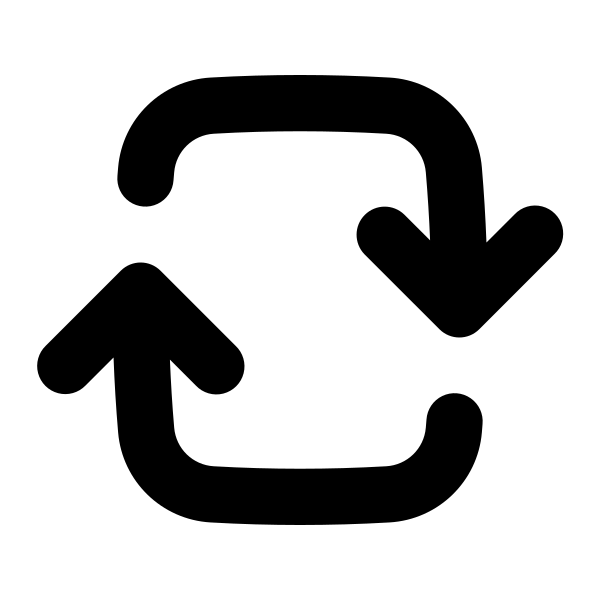 Arrow Path Rounded Square Vector