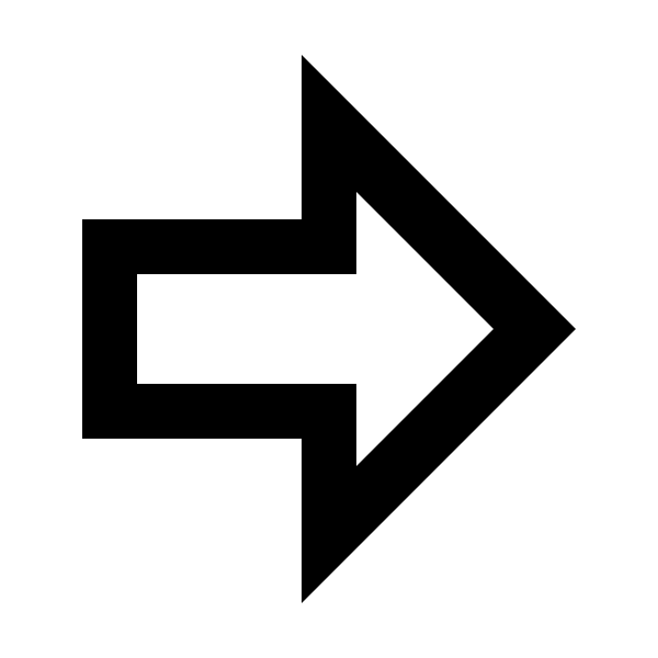 Arrow Right Bold Outline