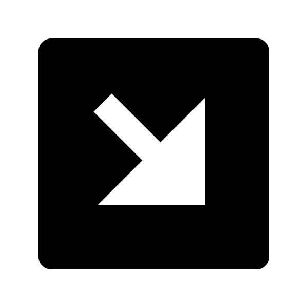 Arrow Right Down Box Fill