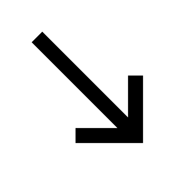 Arrow Right Down Long Line
