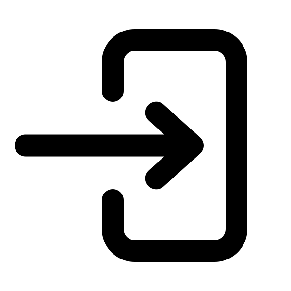 Arrow Right End On Rectangle