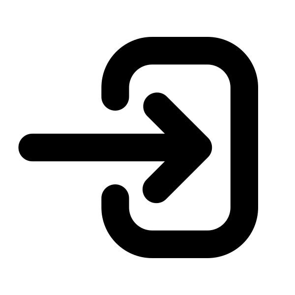 Arrow Right End On Rectangle Vector