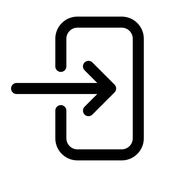 Arrow Right End On Rectangle Vector