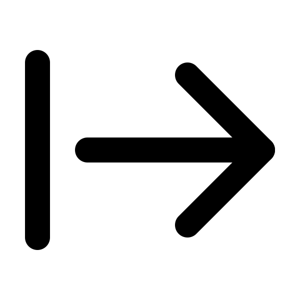 Arrow Right From Line