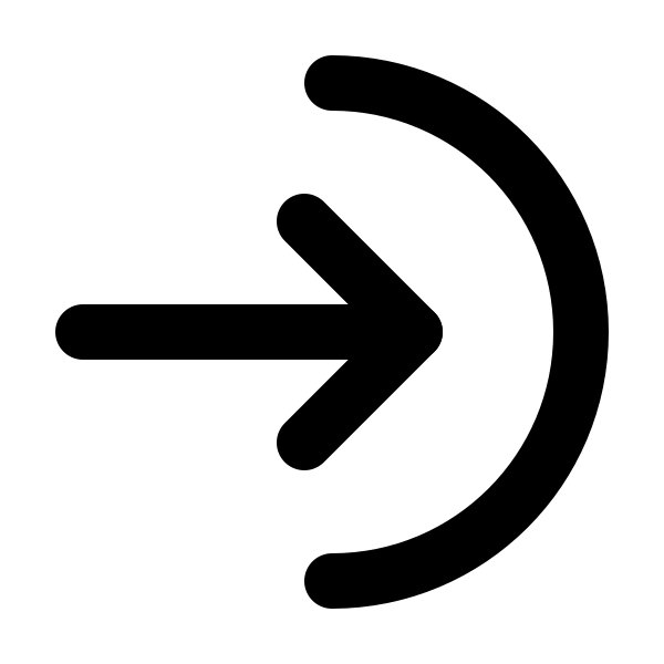Arrow Right To Arc