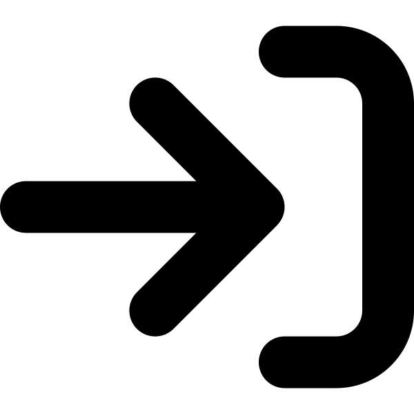 Arrow Right To Bracket