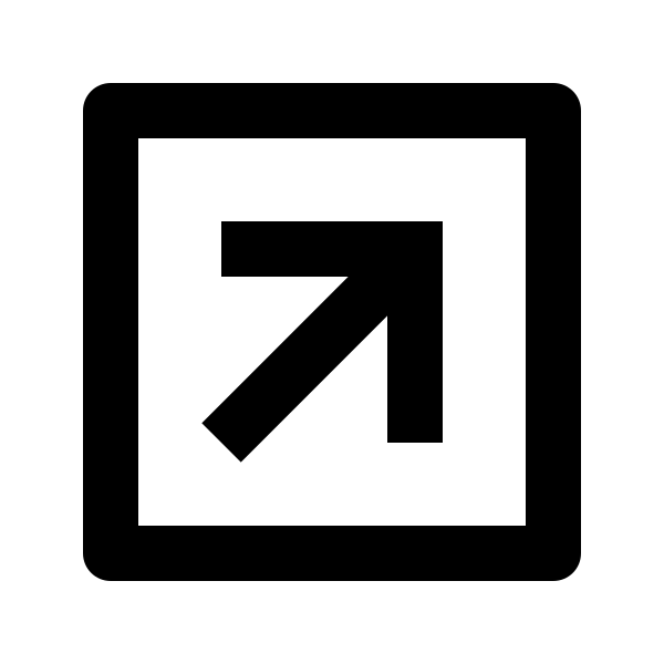 Arrow Right Up Box Line