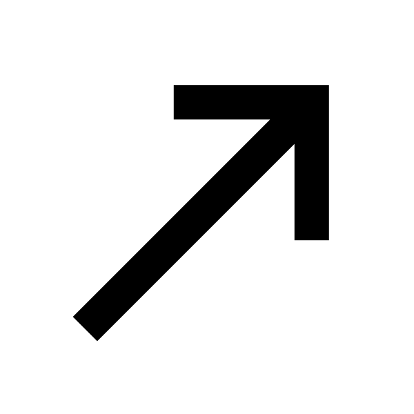 Arrow Right Up Long Line